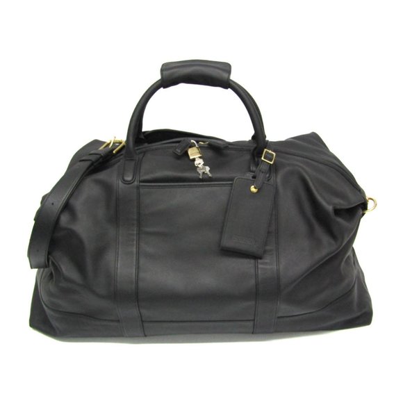 【 COACH 】レザーBlack Big Boston Bag Coach | Bags | Coach Leather Boston Bag Black Travel Collection